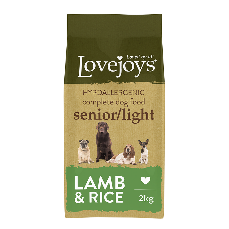Lovejoys Lamb Hypoallergenic Senior Dry Dog Food
