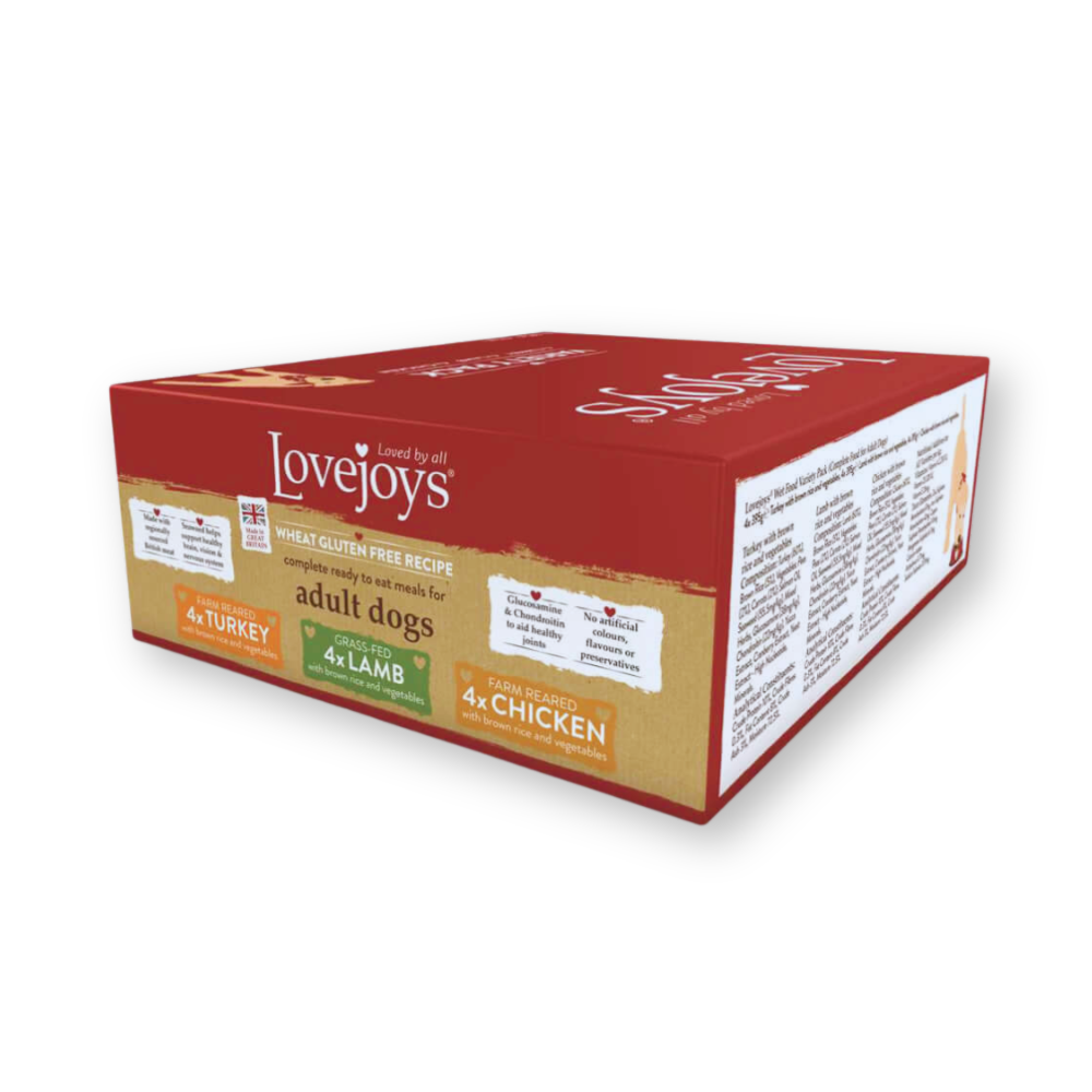 Lovejoys Variety Pack Hypoallergenic Complete Adult Wet Dog Food