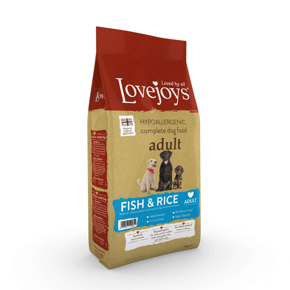 Lovejoys Original Dry Fish & Rice 12kg bag shot