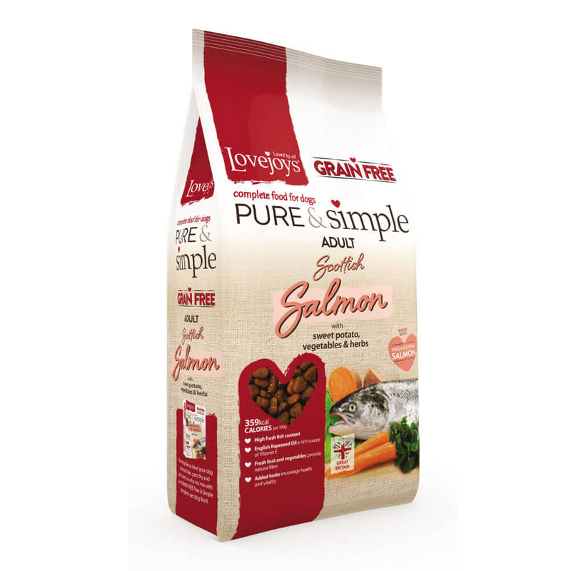Pure & Simple Grain Free Salmon Front bag shot
