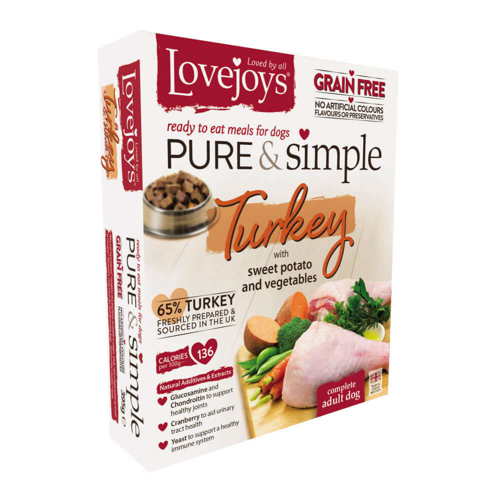 Pure Simple Grain Free Turkey Wet Food Lovejoys