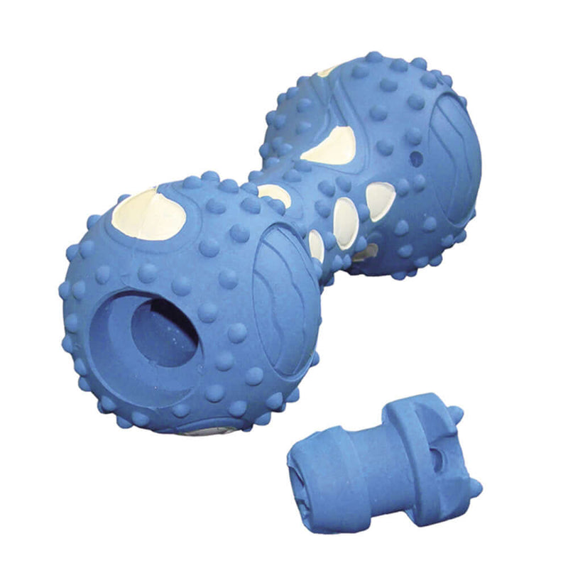 Nobby Cooling Rubber Toy Dumbbell blue
