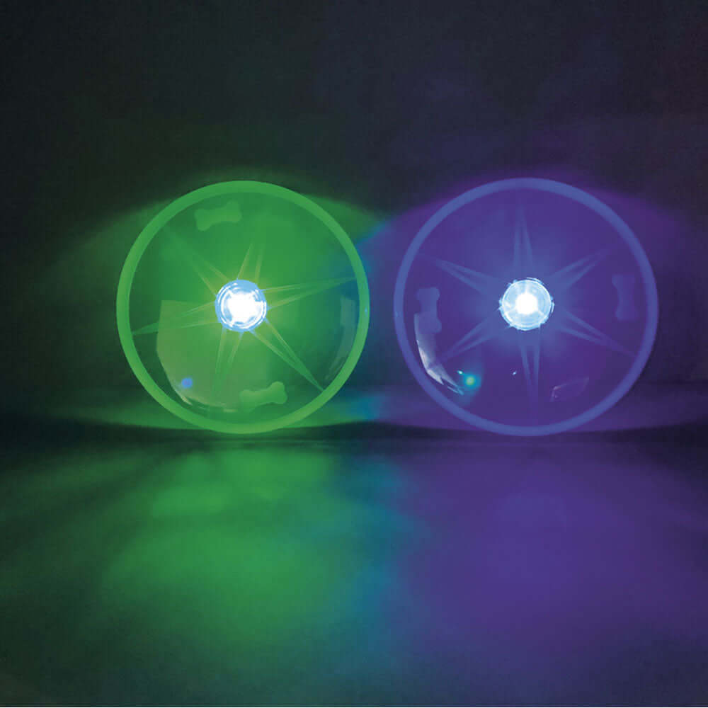 Nobby Rubber LED Disc with light on