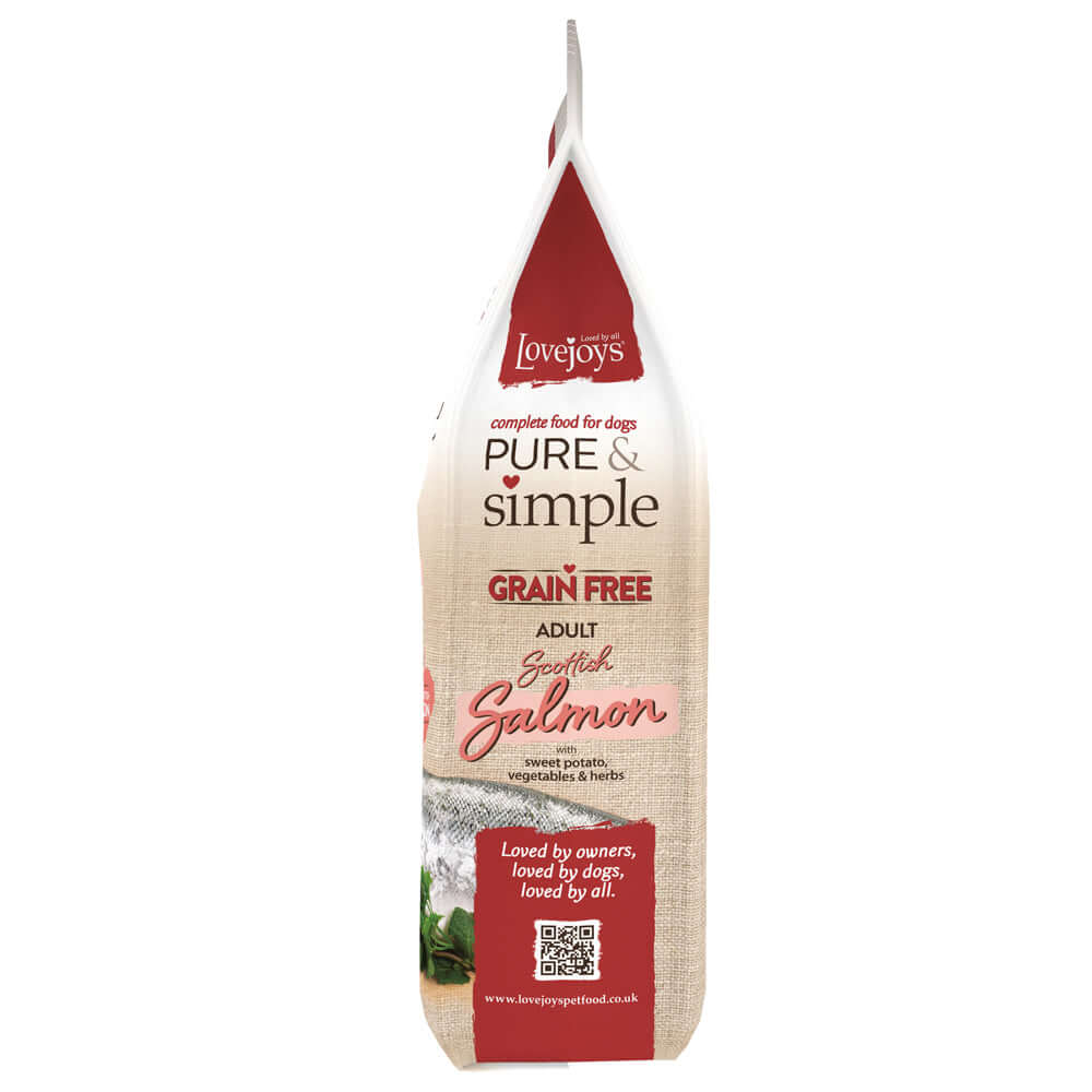 Pure & Simple Grain Free Salmon Side Bag Shot